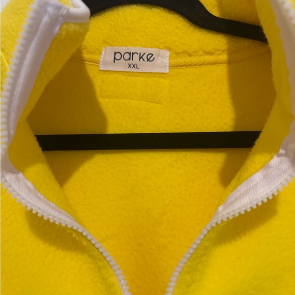 Parke Sweaters - Parke Yellow Fleece New